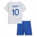 Günstige Frankreich Kylian Mbappe #10 Babykleidung Auswärts Fussballtrikot Kinder WM 2022 Kurzarm (+ kurze hosen)